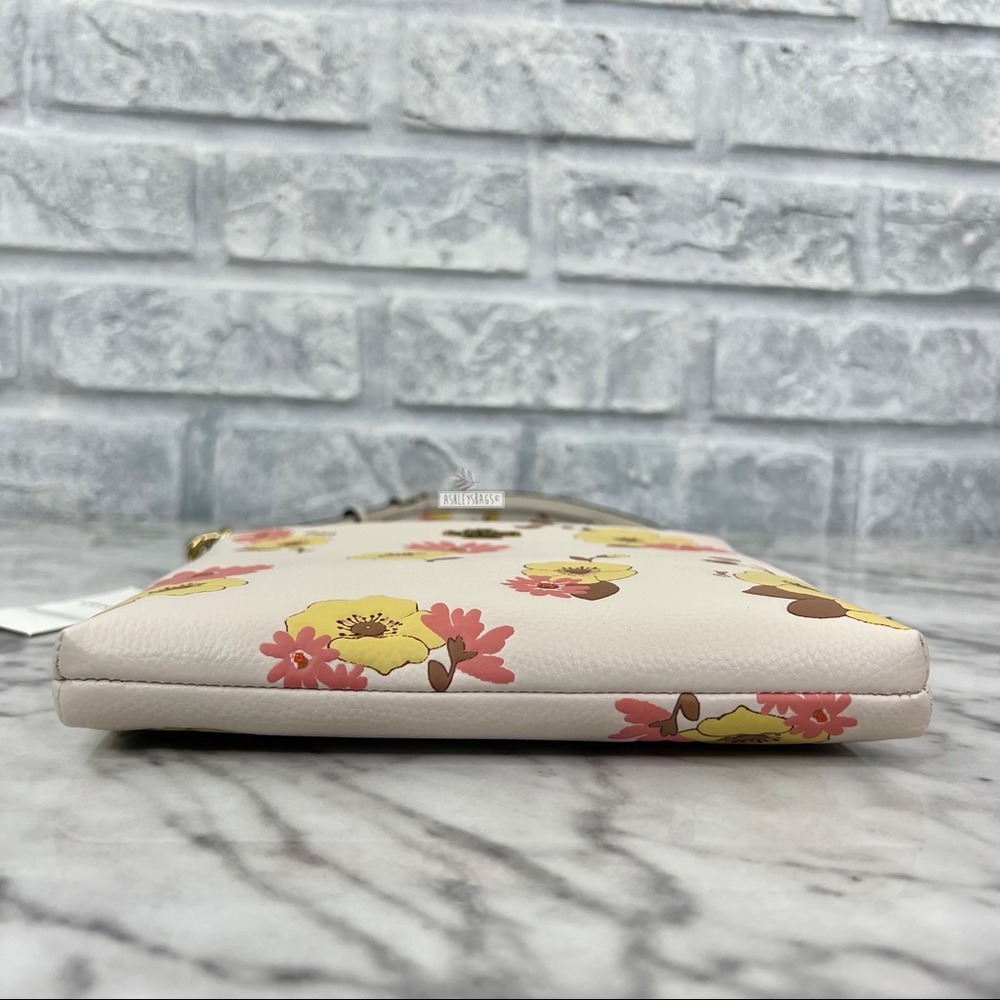 Coach Kitt Messenger Crossbody With Floral Print - Picture 6 of 11